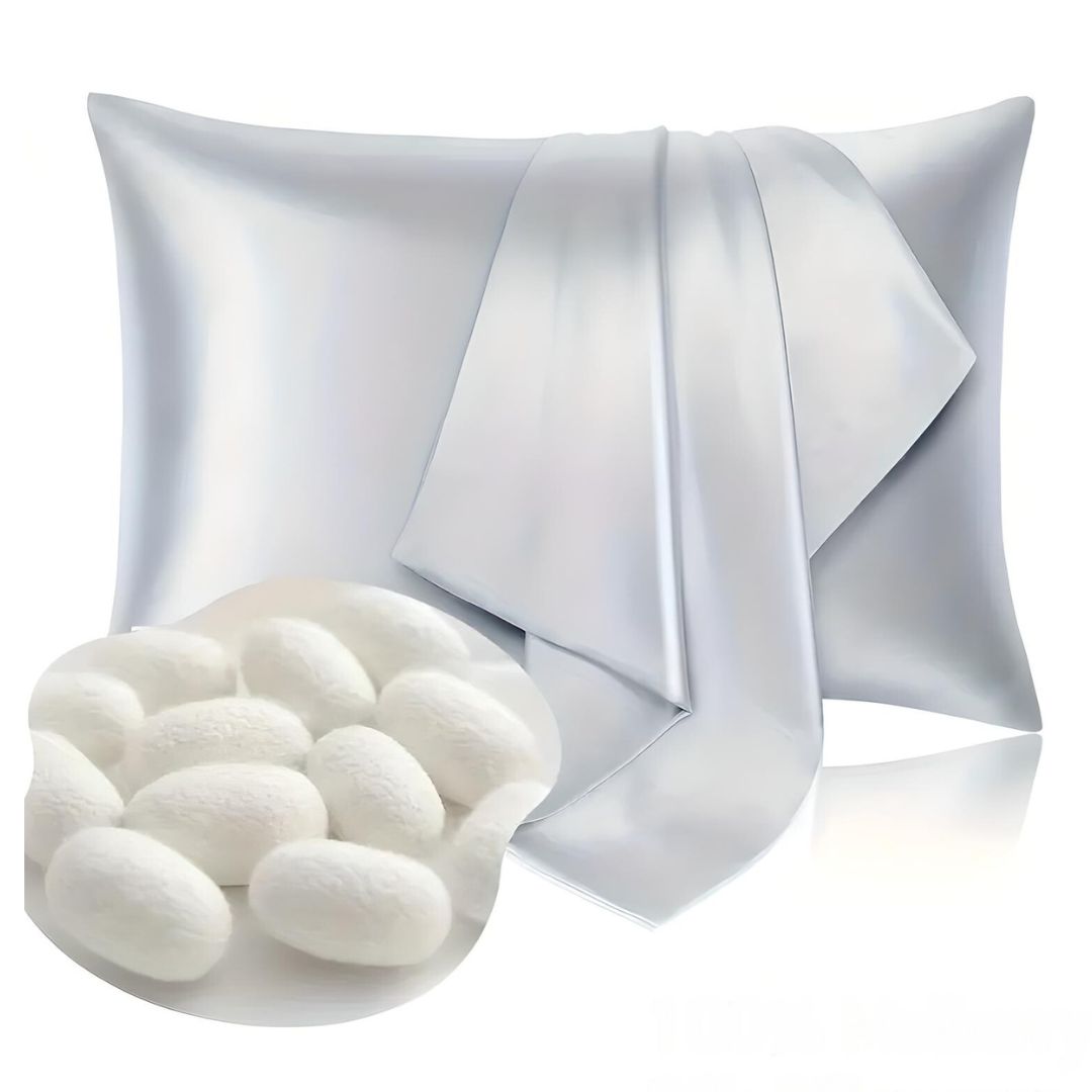 2 x Silk Travel Pillow Case
