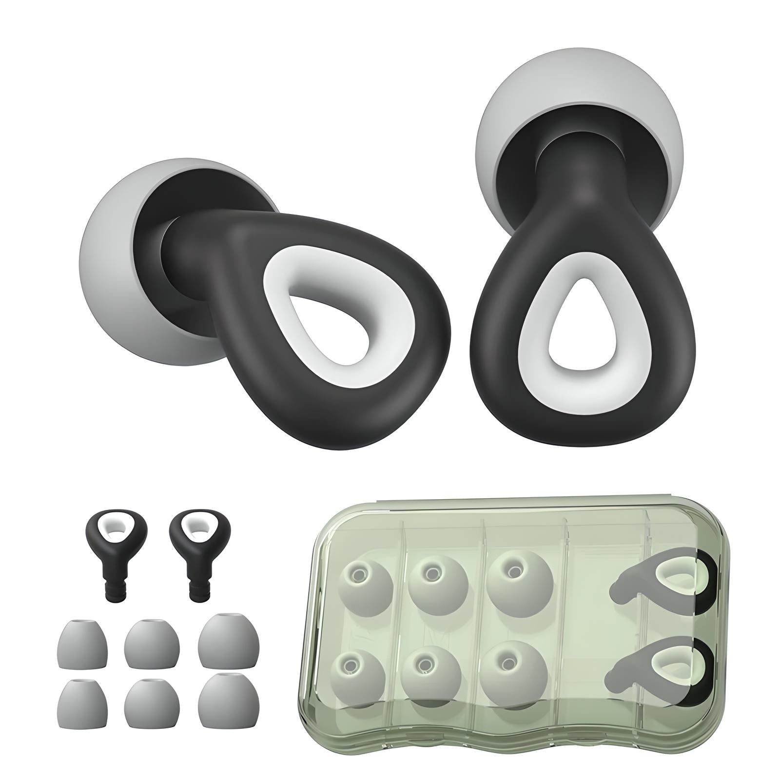 Noise-Cancelling Travel Earplug Set