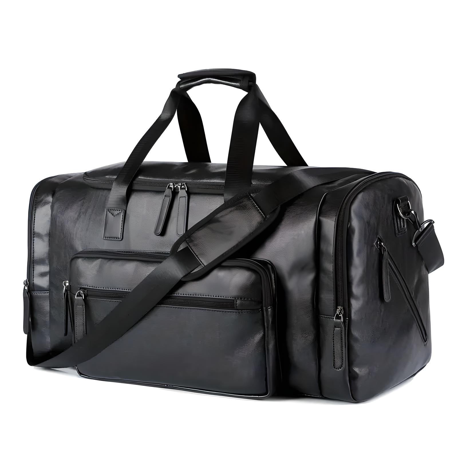 Classy Men’s Leather Duffle Bag