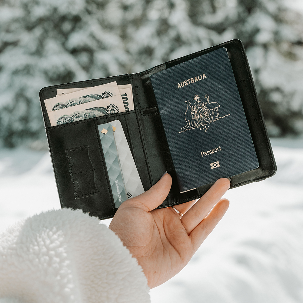 Passport wallets australia best sale