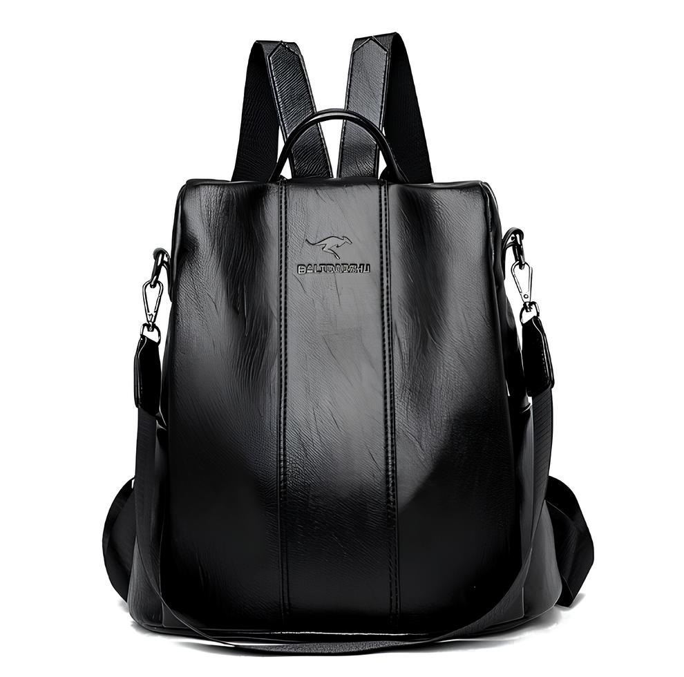 Women's Anti-Theft Leather Backpack